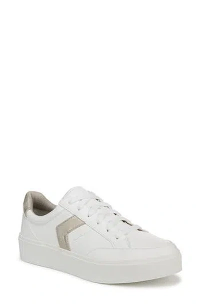 Dr. Scholl's Madison Lace Platform Sneaker In Tofu Brown