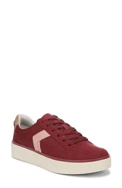 Dr. Scholl's Madison Lace Up Sneaker In Red