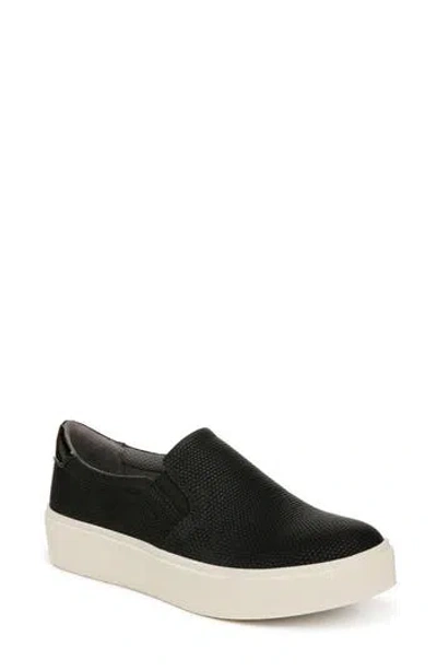 Dr. Scholl's Madison Leopard Slip-on Sneaker In Black Faux Leather