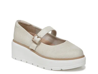 Dr. Scholl's Nice Day Max Mary Jane Wedge Clog In White