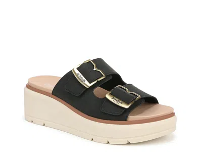 Dr. Scholl's Nice Day Max Og Wedge Sandal In Black