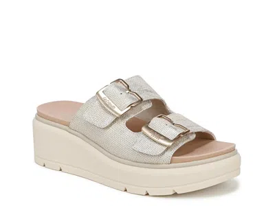 Dr. Scholl's Nice Day Max Og Wedge Sandal In White