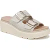 Dr. Scholl's Women's Nice Day Max Og Slide Wedge Sandals In Off White