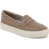 Dr. Scholl's Women's Nova Moc Slip On Loafers In Mocha Taupe Fabric