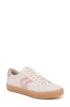 Dr. Scholl's Women's Offline Lace Up Sneakers In White Blush Faux Leather