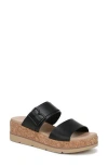 Dr. Scholl's Once More Platform Wedge Slide Sandal In Black