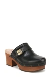 Dr. Scholl's Women's Original Joy Platform Clogs In Black Leather
