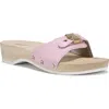 Dr. Scholl's Original Collection Platform Slide Sandal In Pink