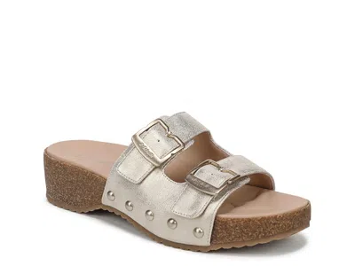 Dr. Scholl's Original Win Flex Sandal In Gold