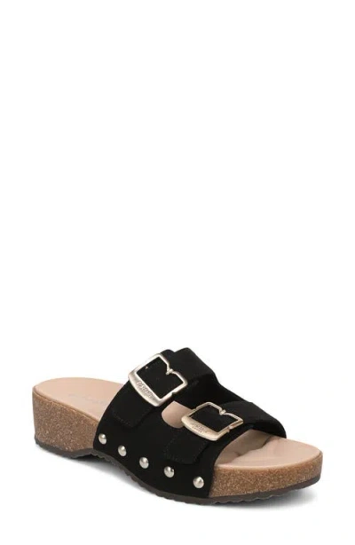 Dr. Scholl's Originalflex Platform Slide Sandal In Black