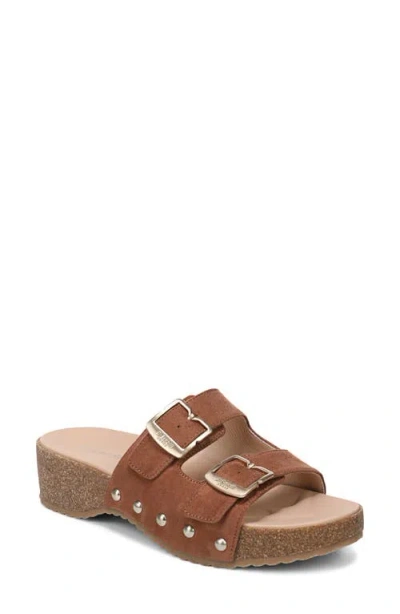 Dr. Scholl's Originalflex Platform Slide Sandal In Brown