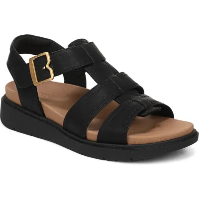 Dr. Scholl's Penny Fisherman Platform Sandal In Black