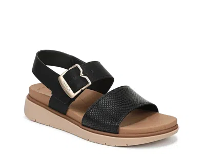 Dr. Scholl's Posie Wedge Sandal In Black