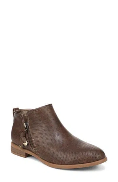 Dr. Scholl's Reverie Faux Leather Bootie In Brown