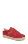 Dr. Scholl's Women's Right On Round Toe Lace Up Sneakers In Red