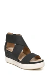 Dr. Scholl's Women's Sheena Platform Wedge Sandals In Black