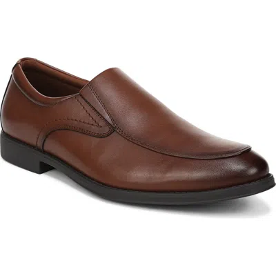 Dr. Scholl's Stuart Faux Leather Slip On In Brown