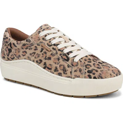 Dr. Scholl's Take Time Platform Sneaker In Brown