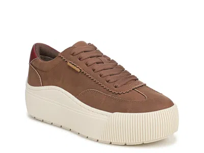 Dr. Scholl's Time Off Most Platform Sneaker In Brown