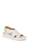 Dr. Scholl's Women's Time Off Sea Slingback Wedge Sandals In Off White