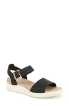 Dr. Scholl's Time Off Sky Ankle Strap Platform Sandal In Black