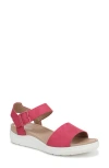 Dr. Scholl's Time Off Sky Ankle Strap Platform Sandal In Pink