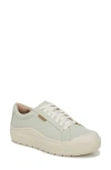 Dr. Scholl's Women's Time Off Lace Up Platform Sneakers In Aloe Green Canvas