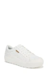 Dr. Scholl's Time Off Sneaker In White Crochet Lace Fabric