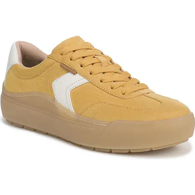 Dr. Scholl's Time Off Win Low Top Sneaker In Yellow