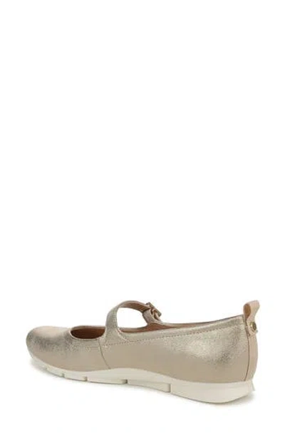 Dr. Scholl's Timeless Mary Jane Flat In Gold