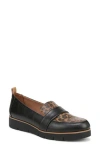 Dr. Scholl's Webster Platform Loafer In Black