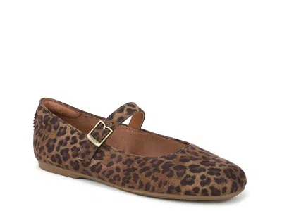 Dr. Scholl's Wexley Jane Mary Jane Flat In Animal Print