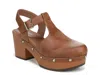 Dr. Scholl's Classic Day Slingback Platform Clog In Dark Brown