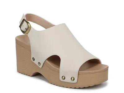 Dr. Scholl's Wrenlee Platform Sandal In White