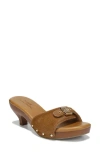 Dr. Scholl's X Favorite Daughter Heartbreak Kitten Heel Sandal In Toffee Taupe