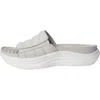 Dr. Scholl's Feel Free Recovery Slide Vapor Grey Fabric J0627f2020 Women's In Gray