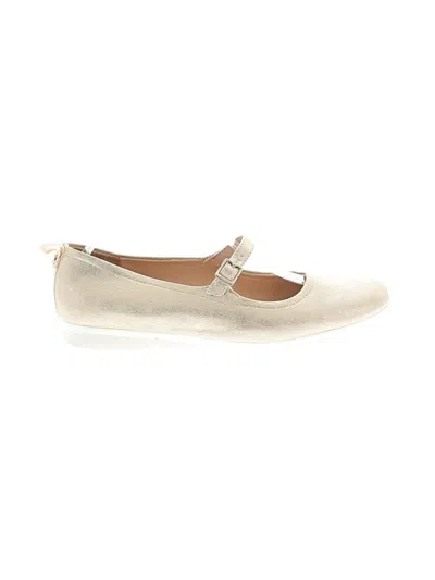 Pre-owned Dr. Scholl's Flats In Ivory