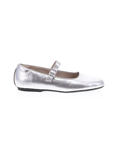 Pre-owned Dr. Scholl's Flats In Silver