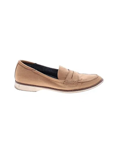 Pre-owned Dr. Scholl's Flats In Tan