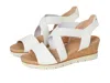 Dr. Scholl's Just Cute Wedge Sandal In White