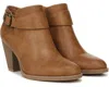 Dr. Scholl's Kickstart Western Booties Women's 8 Brown Stacked Block Heel Zpo756 (brown,8)