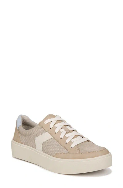 Dr. Scholl's Madison Lace Platform Sneaker In Taupe Faux Leather