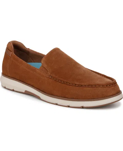 Dr. Scholl's Men's Feel Engaged Plantar Fasciitis Moc Loafers In Dark Tan