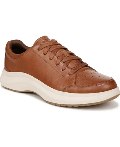 Dr. Scholl's Men's Feel Great Plantar Fasciitis Lace Up Sneakers In Dark Tan