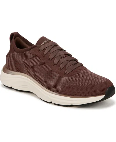 Dr. Scholl's Men's Feel Ready Lace-up Sneakers In Dark Brown