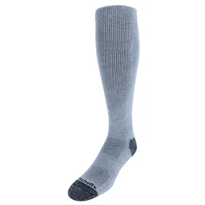 Dr. Scholl's Men's Over The Calf Compression Work Sock (1 Pair) In Grey