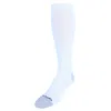 Dr. Scholl's Men's Over The Calf Compression Work Sock (1 Pair) In White