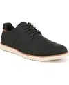 Dr. Scholl's Men's Sync Cap Lace Up Oxfords In Black Synthetic Polyurethane