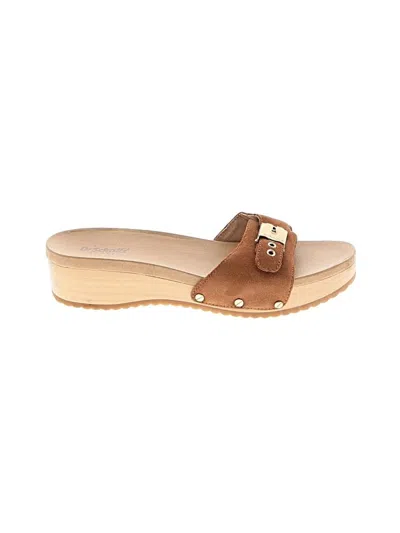 Pre-owned Dr. Scholl's Mule/clog In Brown