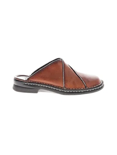 Pre-owned Dr. Scholl's Mule/clog In Brown